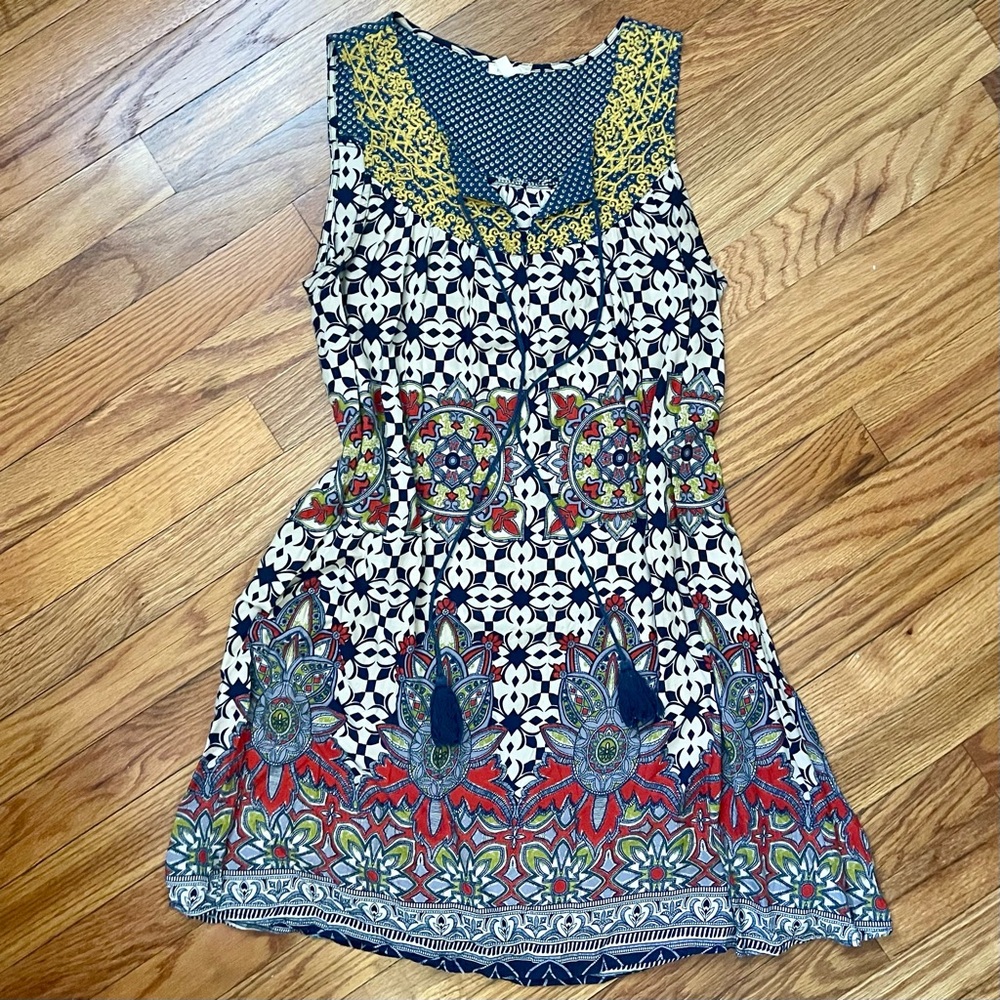 Multicolor Boutique Babydoll Dress